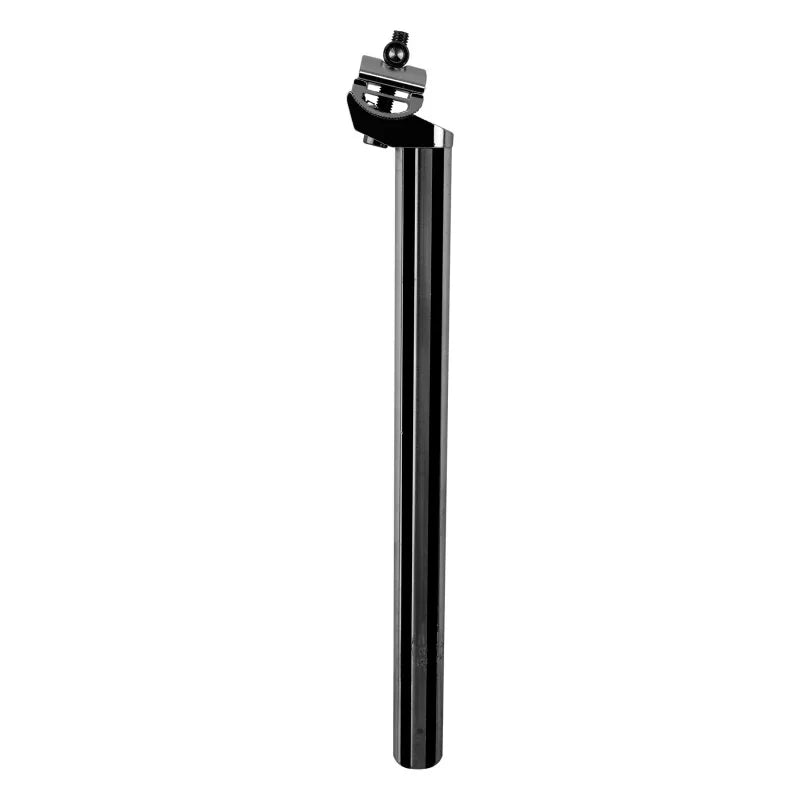 Fluted Seatpost 25.4mm 350mm Black Alloy 25mm - Bicycle Warehouse