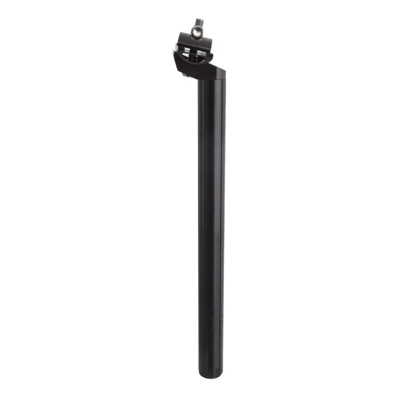 Fluted Seatpost 27.2mm 350mm Black Alloy 25mm - Bicycle Warehouse