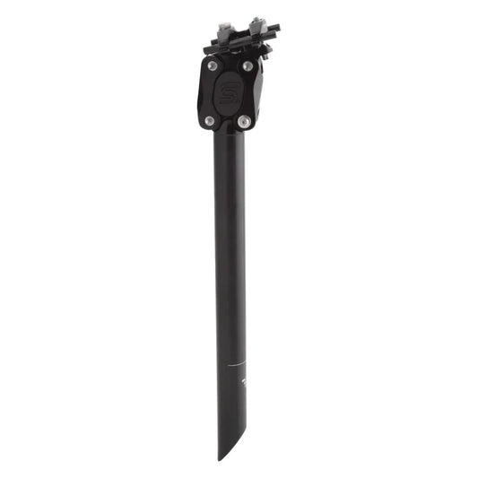 eeSilk+ Suspension Seatpost - Alloy 27.2 x 387mm 35mm Travel BLK - Bicycle Warehouse