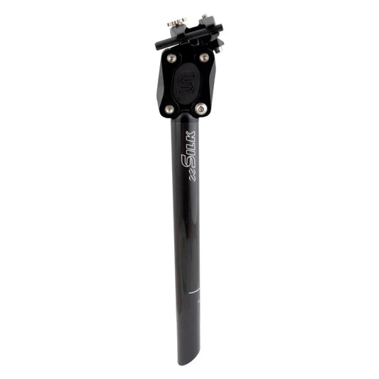 eeSilk+ Suspension Seatpost - Carbon 27.2 x 362mm 35mm Travel BLK - Bicycle Warehouse