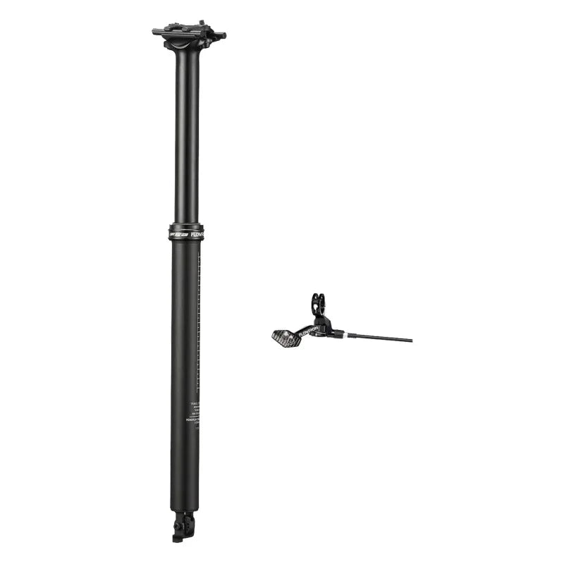 Full speed ahead Flowtron Dropper Post 31.6mm 446mm Black Alloy 0mm 150mm - Bicycle Warehouse