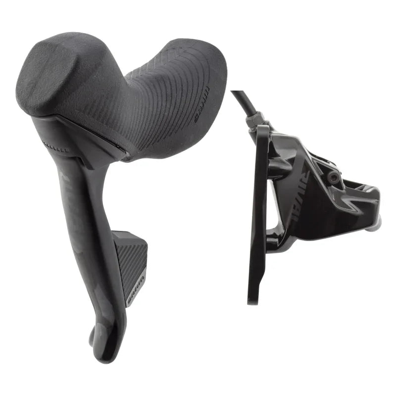 Rival eTap AXS HRD Shift/Brake Lever Hydraulic Disc Caliper - Left/Front Flat Mount 20mm Offset 950mm Hose BLK D1 - Bicycle Warehouse