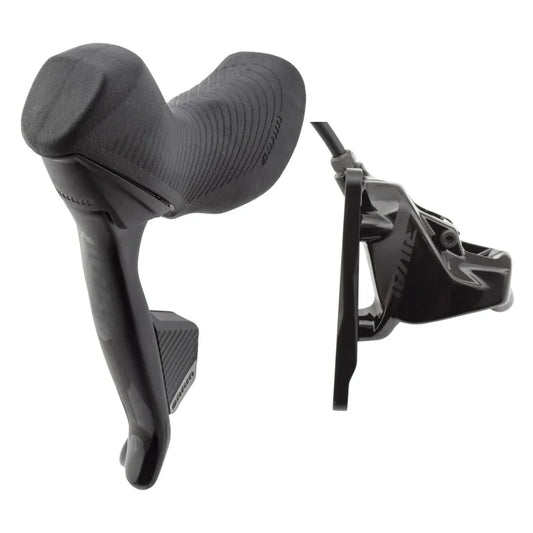 Rival eTap AXS HRD Shift/Brake Lever Hydraulic Disc Caliper - Left/Front Flat Mount 20mm Offset 950mm Hose BLK D1 - Bicycle Warehouse