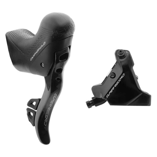 Campagnolo Super Record WRL Hydraulic Disc Brake Right 12sp Hydraulic Disc Blk Flat Mount 160mm - Bicycle Warehouse