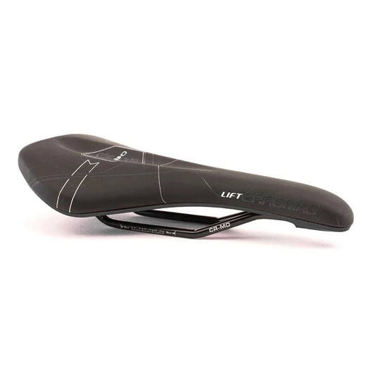 Lift Saddle Synth Top CrMo Rails - Black/Gray - Bicycle Warehouse