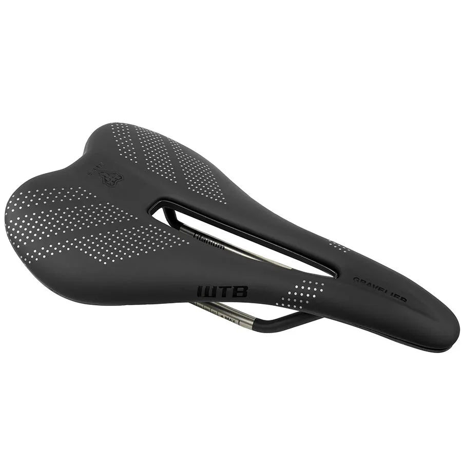 Gravelier Saddle - Black Titanium - Bicycle Warehouse