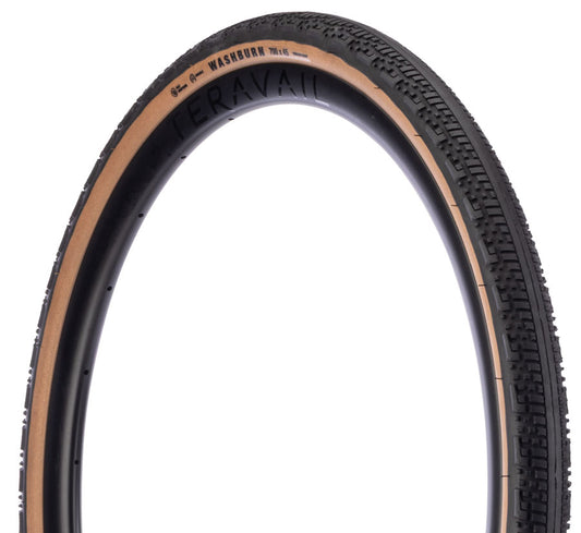 Teravail Washburn Tire - 700 x 40 Tubeless Folding Tan Durable Fast Compound