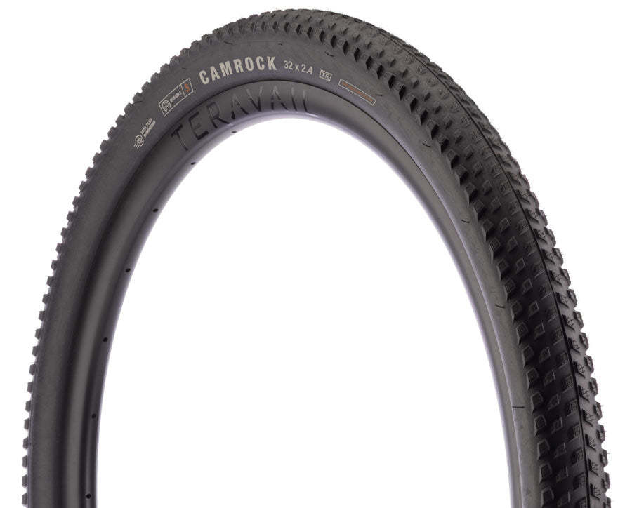 Teravail Camrock Tire - 32 x 2.4 Tubeless Folding BLK Light Trail - Superstructure  Fast Plus Compound