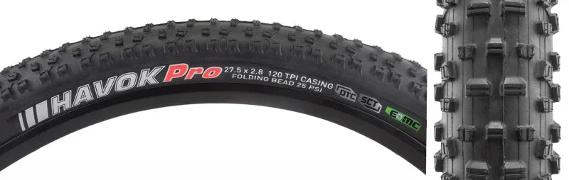 Havok Pro DTC/EMC/TLR/E50 27.5x2.6 Tubeless Tire - Bicycle Warehouse