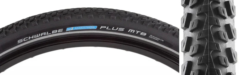 Marathon Plus MTB Performance Twin SmartGuard 27.5x2.1 Standard Tire - Bicycle Warehouse