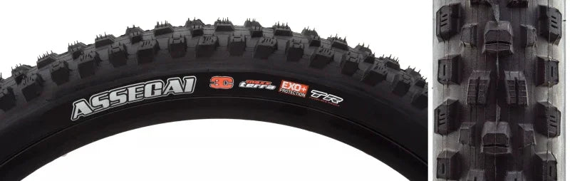 Assegai Tire - 27.5 x 2.5 Tubeless Folding BLK 3C MaxxTerra EXO+ Wide Trail - Bicycle Warehouse