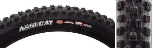 Assegai Tire - 27.5 x 2.5 Tubeless Folding BLK 3C MaxxTerra EXO+ Wide Trail - Bicycle Warehouse