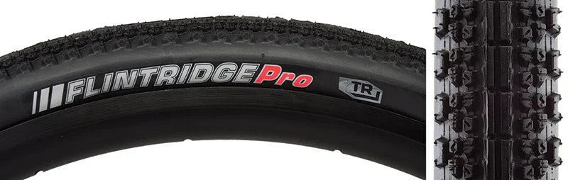 Flintridge Pro Tire - 700 x 40 Tubeless Folding Black 120tpi - Bicycle Warehouse