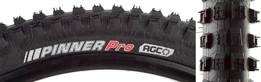 Pinner Pro Tire - 27.5 x 2.4 Tubeless Folding Black AGC - Bicycle Warehouse