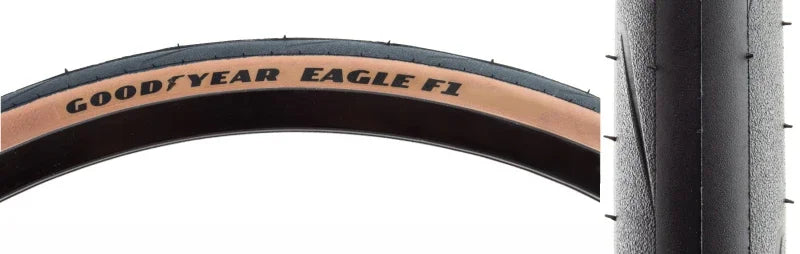 Eagle F1 Tubeless Complete Tire 700 x 25c Tan - Bicycle Warehouse