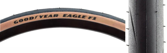 Eagle F1 Tubeless Complete Tire 700 x 25c Tan - Bicycle Warehouse