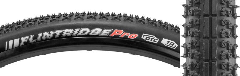 Flintridge Pro Tire - 700 x 45 Tubeless Folding Black - Bicycle Warehouse