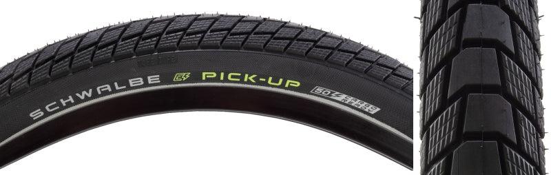 Pick-Up Tire - 20 x 2.35 Clincher Wire BLK/Reflective Performance Line Super Defense Addix E Twin Skin E-50 - Bicycle Warehouse