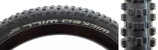 Wicked Will Mountain Tire 29x2.60 Wire Tubeless Ready Addix Speedgrip Super Trail TL Easy Black - Bicycle Warehouse