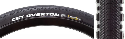 Cst premium Overton 700x40 Tubeless Tire - Bicycle Warehouse