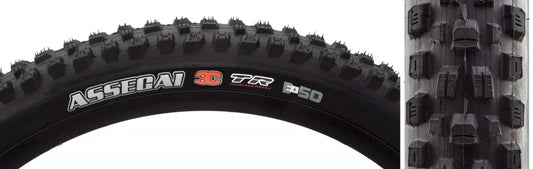 Assegai Tire - 29 x 2.5 Tubeless Folding BLK 3C MaxxGrip DH Wide Trail E-50 - Bicycle Warehouse