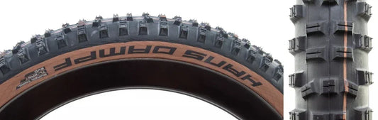 Hans Dampf Tire - 29 x 2.6 Tubeless Folding BLK/Bronze Evolution Line Super Trail Addix SpeedGrip - Bicycle Warehouse