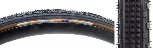 GravelKing SK Tire - 700 x 30 Tubeless Folding Black/Brown - Bicycle Warehouse