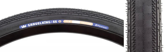GravelKing SS Plus Tire - 700 x 45 Tubeless Folding Black - Bicycle Warehouse