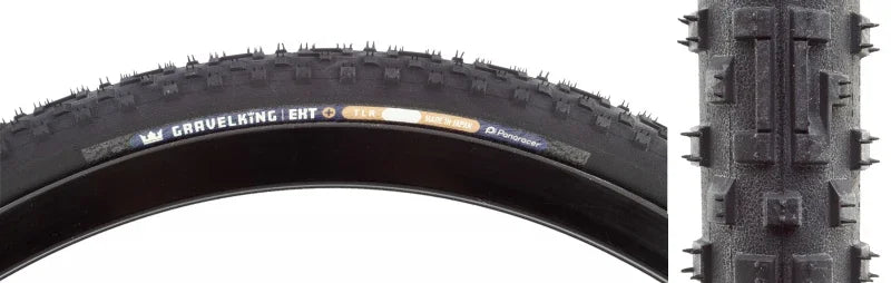 GravelKing EXT Plus Tire - 700 x 45 Tubeless Folding Black - Bicycle Warehouse