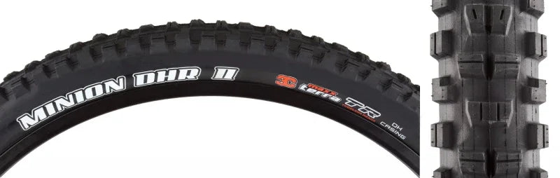 Minion DHR II Tire - 29 x 2.5 Tubeless Folding Black 3C MaxxTerra DH - Bicycle Warehouse