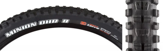 Minion DHR II Tire - 29 x 2.5 Tubeless Folding Black 3C MaxxTerra DH - Bicycle Warehouse