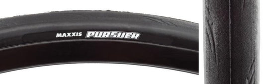 Pursuer Tire - 700 x 25 Clincher Folding Black/Tan - Bicycle Warehouse