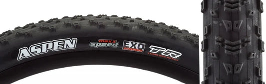 Aspen Tire - 29 x 2.40 Tubeless Folding Black MaxxSpeed EXO 170tpi - Bicycle Warehouse