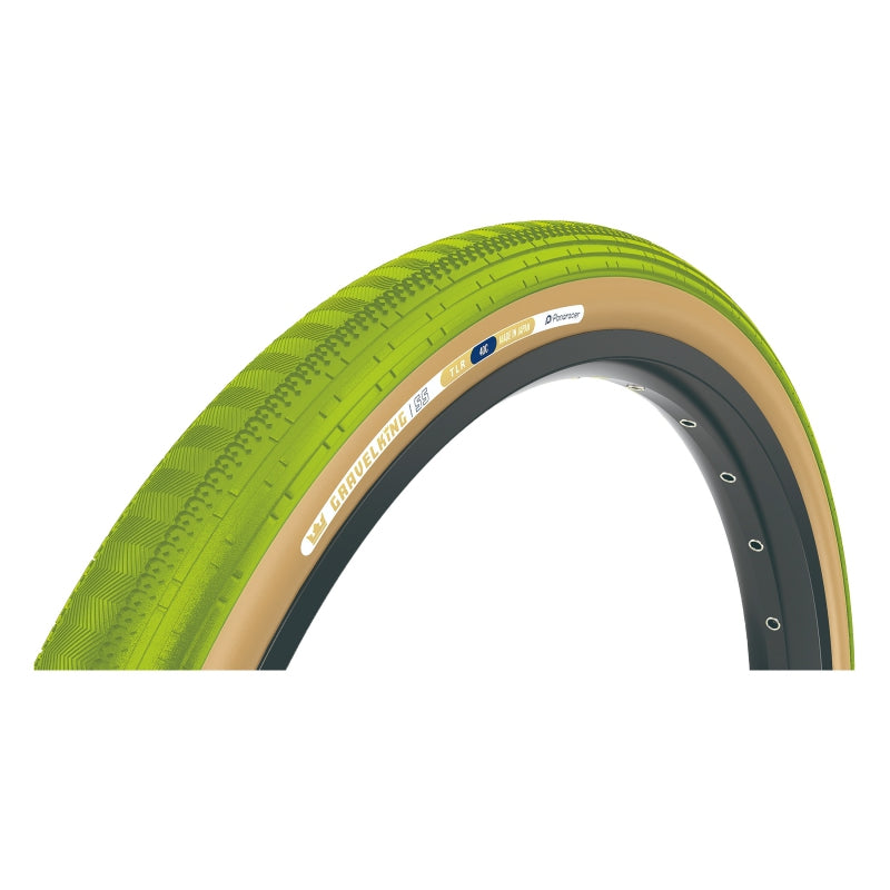 GravelKing SS Tire - 700 x 45 Tubeless Folding Matcha/Brown - Bicycle Warehouse