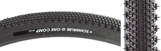 G-One Comp Tire - 700 x 40 Clincher Wire BLK Active Line K-Guard Green - Bicycle Warehouse
