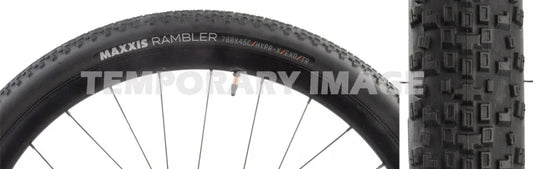 Maxxis Rambler Tire - 700 x 45 Tubeless Folding Black/Tan HYPR-X EXO - Bicycle Warehouse