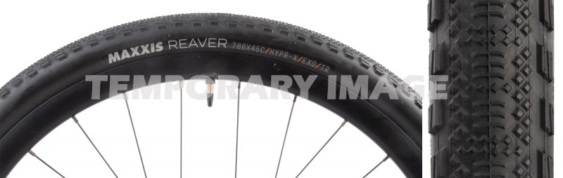 Maxxis Reaver Tire - 700 x 45 Tubeless Folding Black/Tan HYPR-X EXO - Bicycle Warehouse