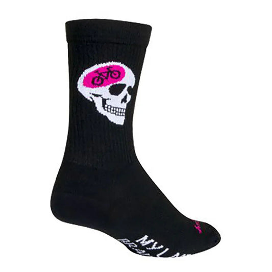 Sockguy Braincell Socks 5-9 Black - Bicycle Warehouse