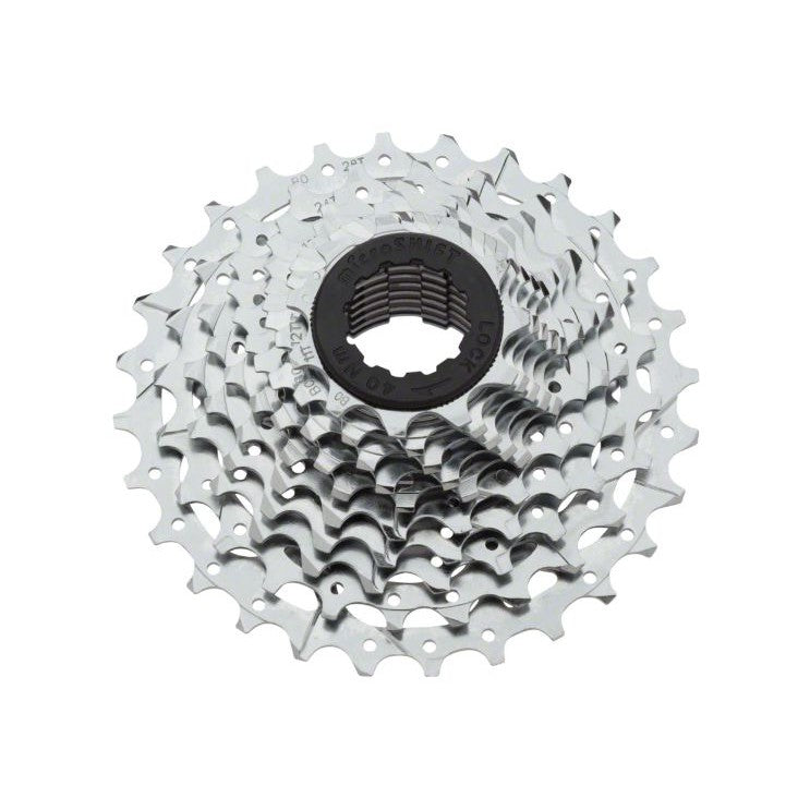 Bicycle Warehouse CASSETTE microSHIFT H10 Cassette - 10 Speed, 11-34t, Chrome Plated - - Bicycle Warehouse