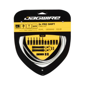 Bicycle Warehouse CABLE JAGWIRE PRO SHIFT KIT ROAD/MTN- WH - Drivetrain - Bicycle Warehouse