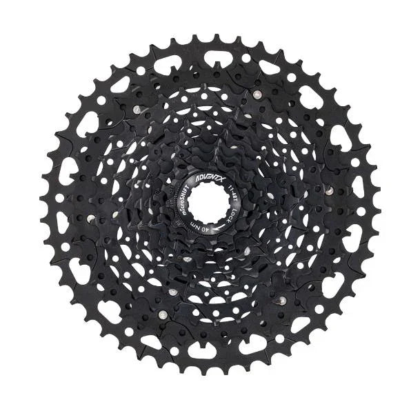 microSHIFT ADVENT X Cassette - 10 Speed, 11-48t, Black, Alloy