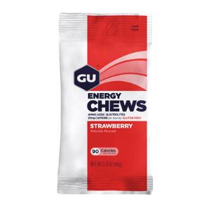 Bicycle Warehouse GU ENERGY CHEWS STRAWBERRY (BOX/16) - Nutrition - Bicycle Warehouse