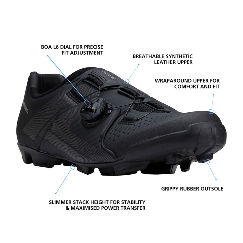 Shimano SH-XC300 Men's Mountain Bike Shoes - Shoes - Bicycle Warehouse