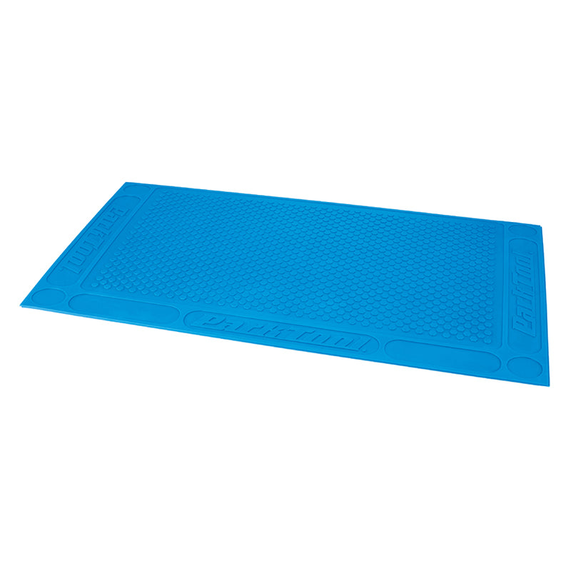 Park OM-2 Bench Mat - 15" x 24.5" Blue - Bicycle Warehouse
