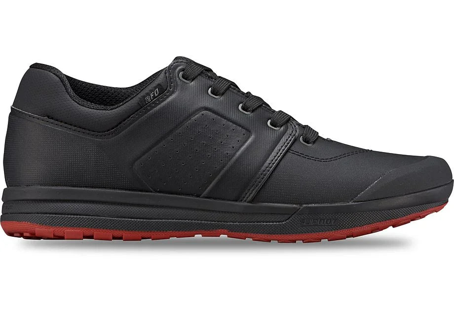 Specialized 2fo dh clip shoe black/redwood 49 - Bicycle Warehouse