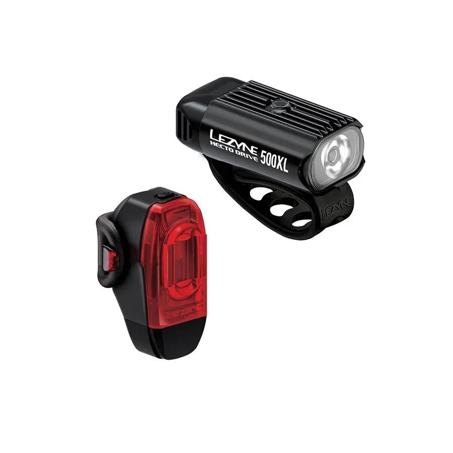 Hecto Drive 500XL/KTV Drive+ Headlight and Taillight Set - Black - Bicycle Warehouse