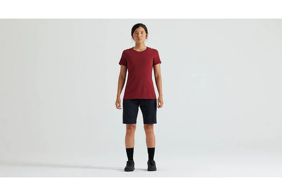 Specialized trail jersey ss wmn garnet red xl - Bicycle Warehouse