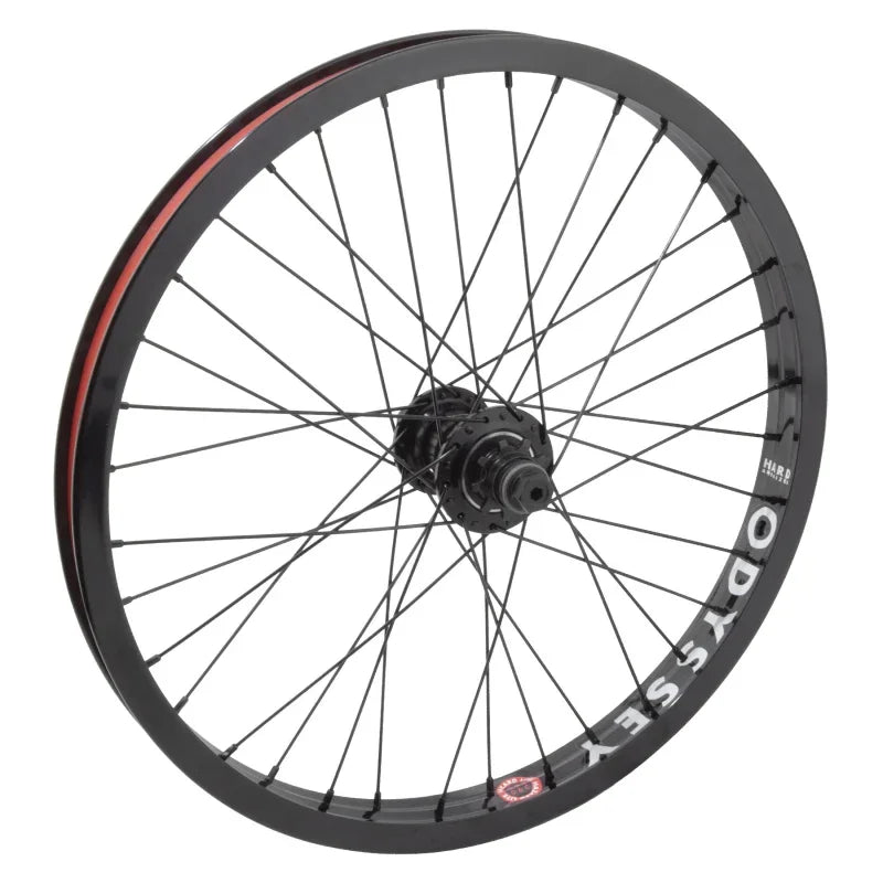 Hazard Lite Freecoaster Rear Wheel - 20" 14 x 110mm Rim Brake RHD Freecoaster Hard BLK Clincher - Bicycle Warehouse
