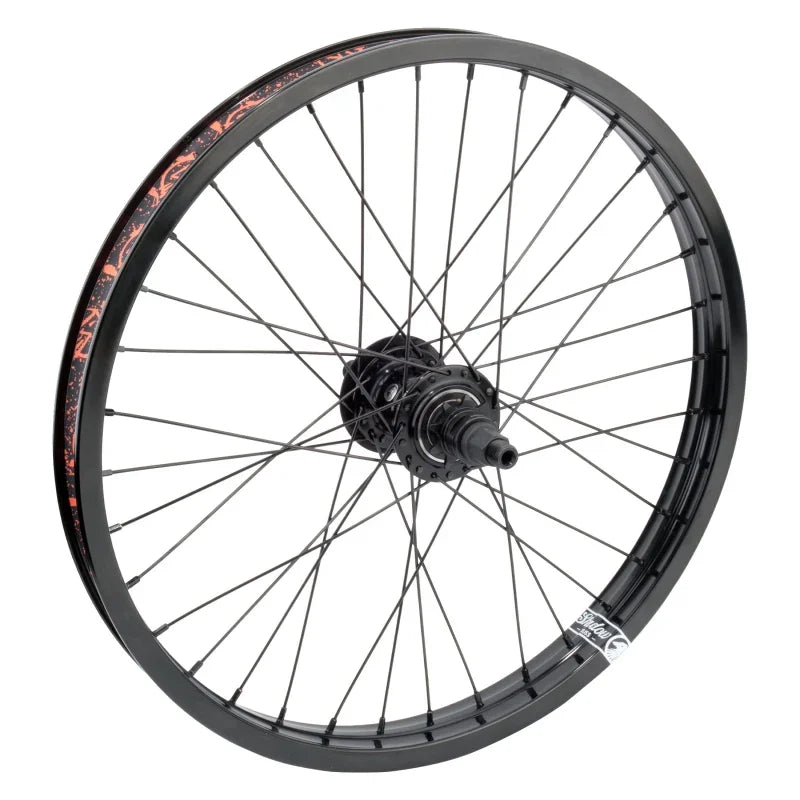 Optimized Rear Wheel - 20" 14 x 110mm Freecoaster RHD 9T 36H BLK - Bicycle Warehouse
