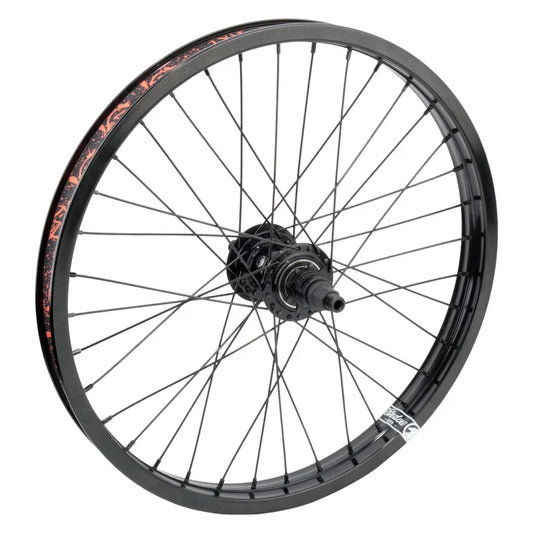 Optimized Rear Wheel - 20" 14 x 110mm Freecoaster RHD 9T 36H BLK - Bicycle Warehouse